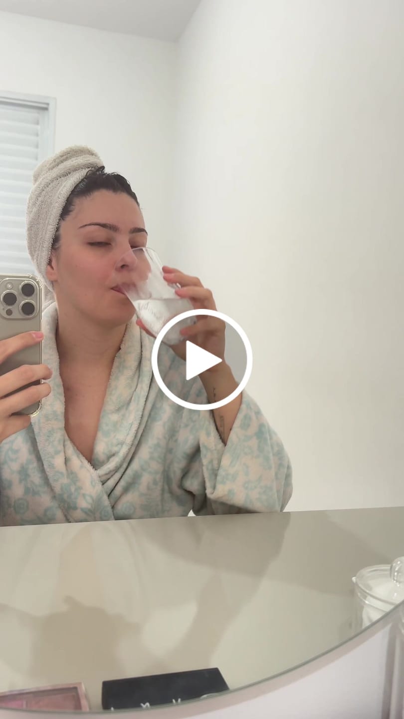 Customer video review of GLOWING MILK