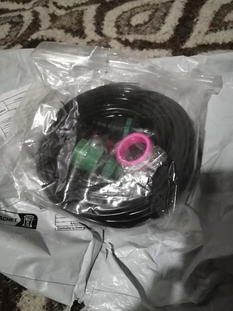 Customer photo review of 20m Mikro-Bewässerungssystem – Verstellbare Tropfer & Nebel