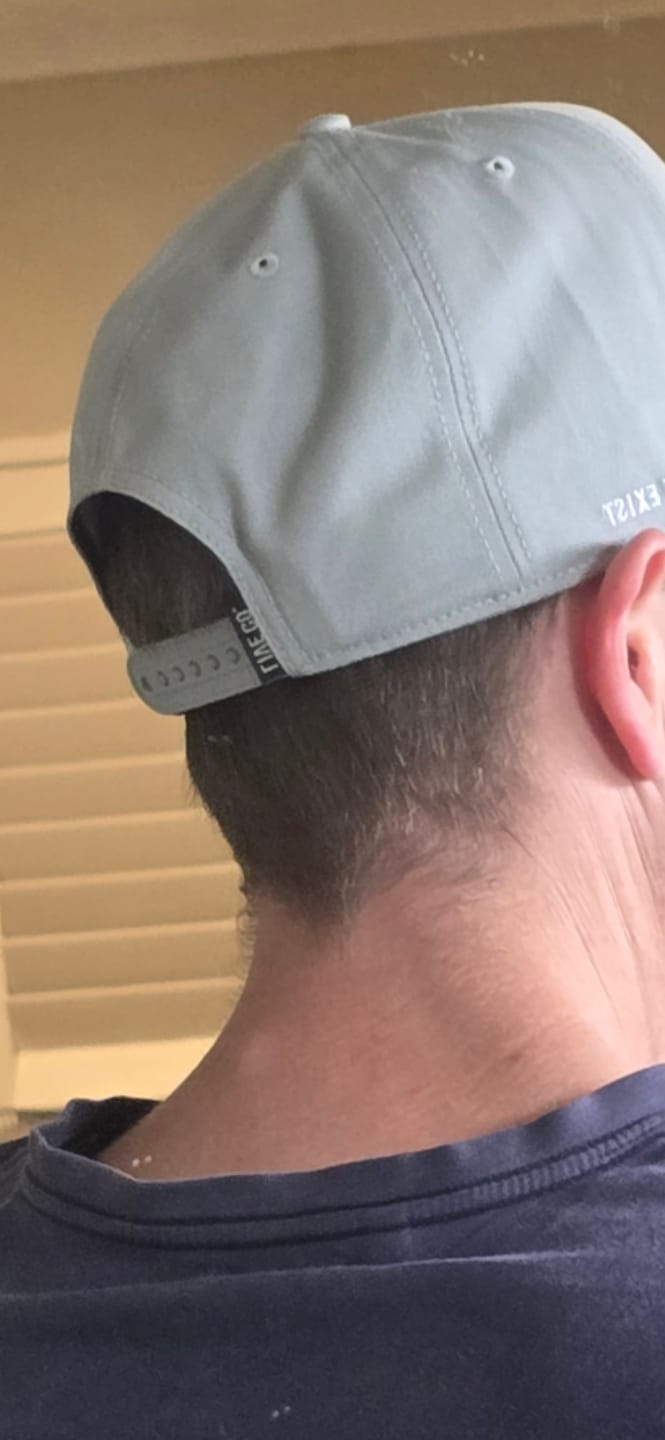 Customer photo review of LVCO "Jet Black" A-Frame Snapback