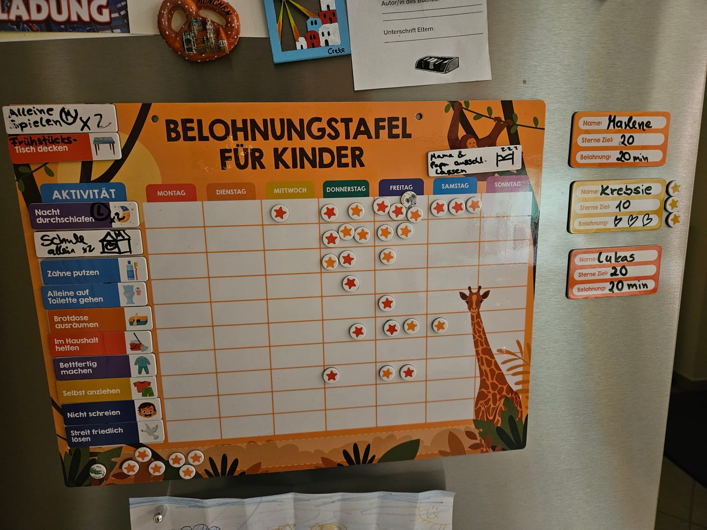Customer photo review of Edubini Belohnungstafel® für Kinder