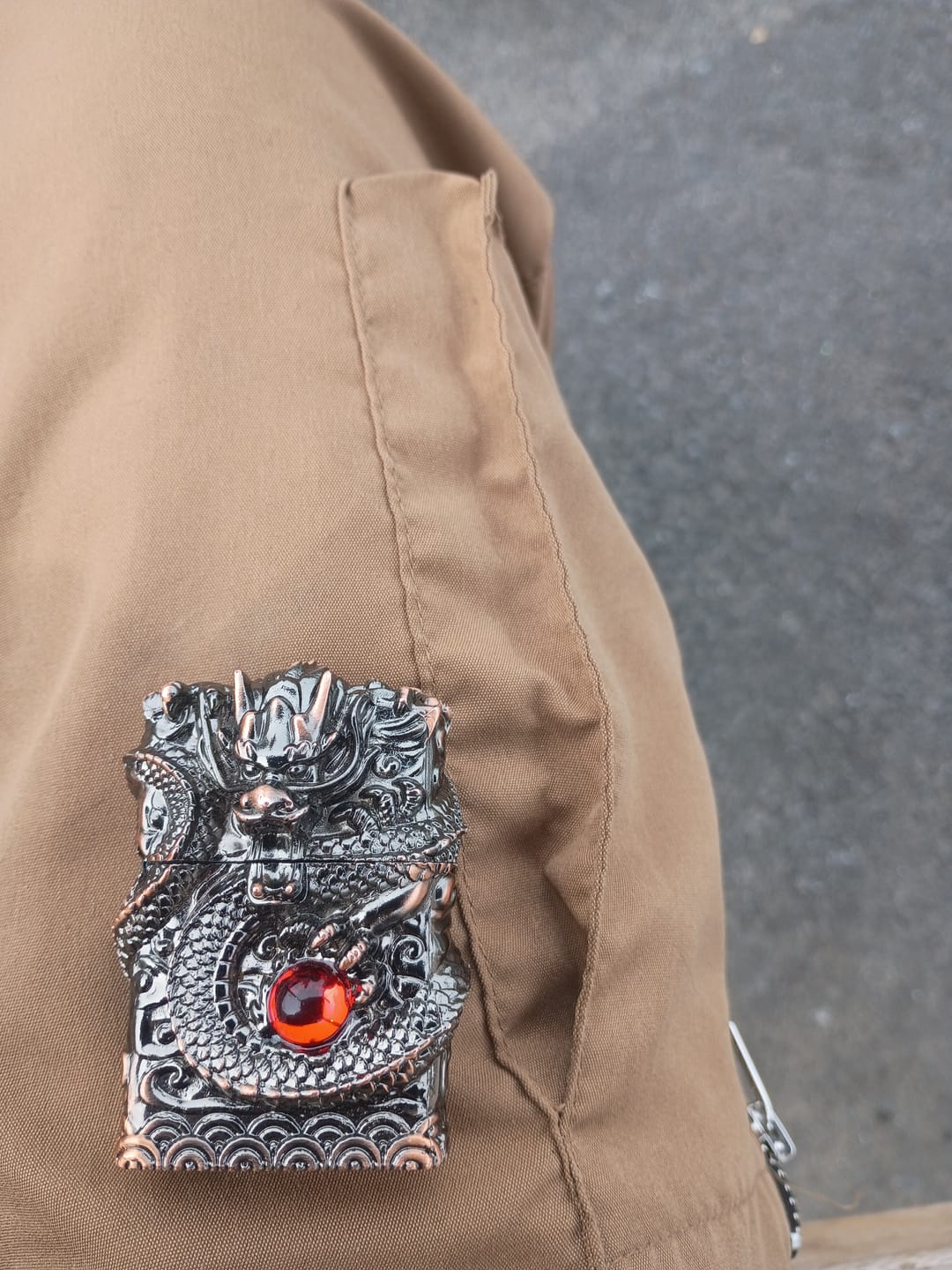 Customer photo review of Armored Dragon Lighter