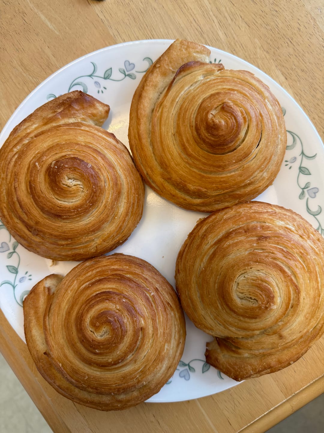 Customer photo review of Butter Croissant Rolls (4 pack)