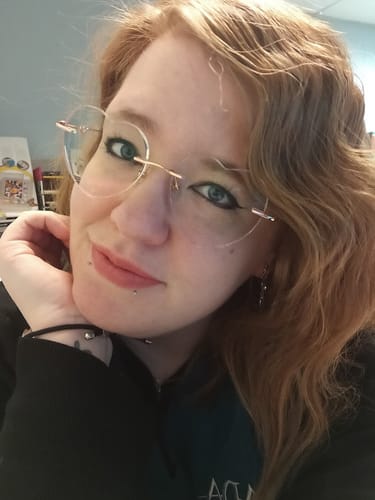 Customer photo review of Lovie Eyeglasses