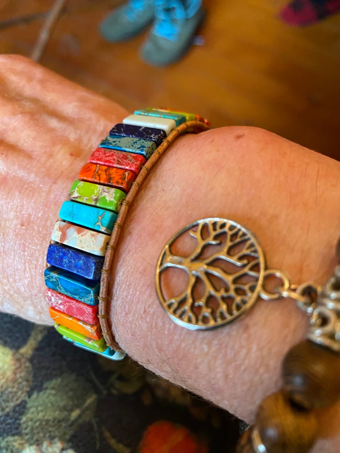 Customer photo review of Chakra Energy Bracelet