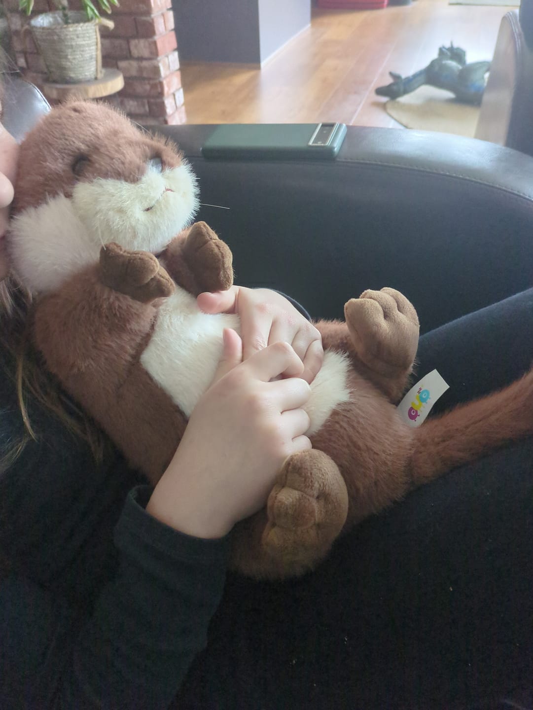 Customer photo review of Otter-Plüschtier mit 4 Babys