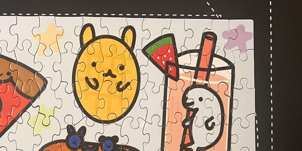 Customer photo review of Custom jigsaw puzzle