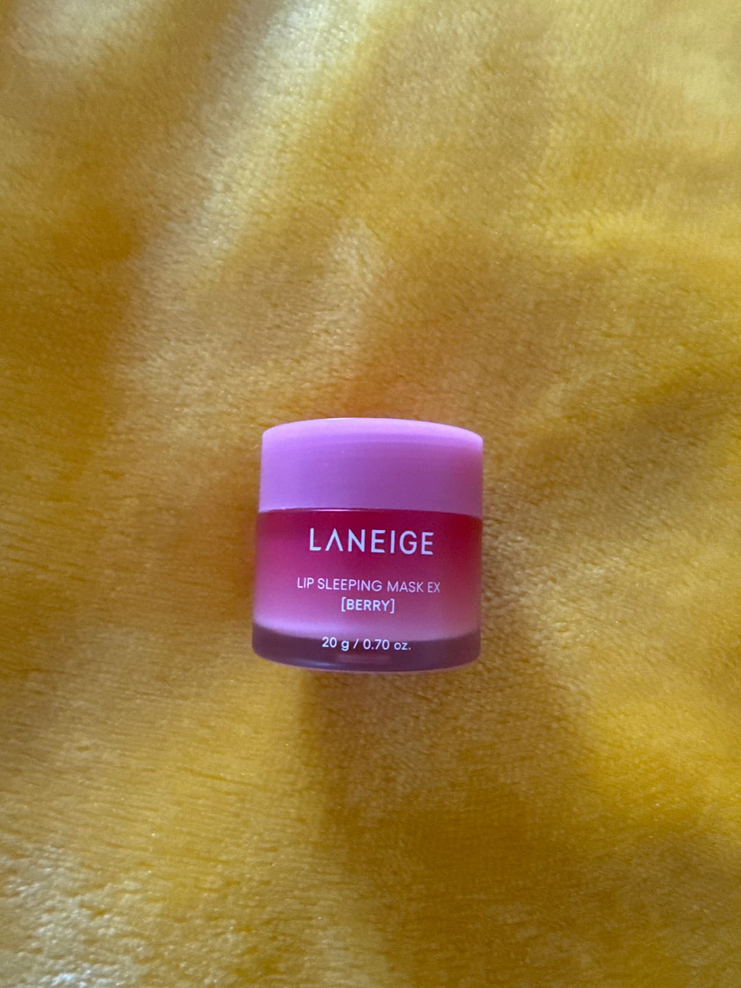 Customer photo review of Nakts maska lūpām LANEIGE Lip Sleeping Mask EX Berry