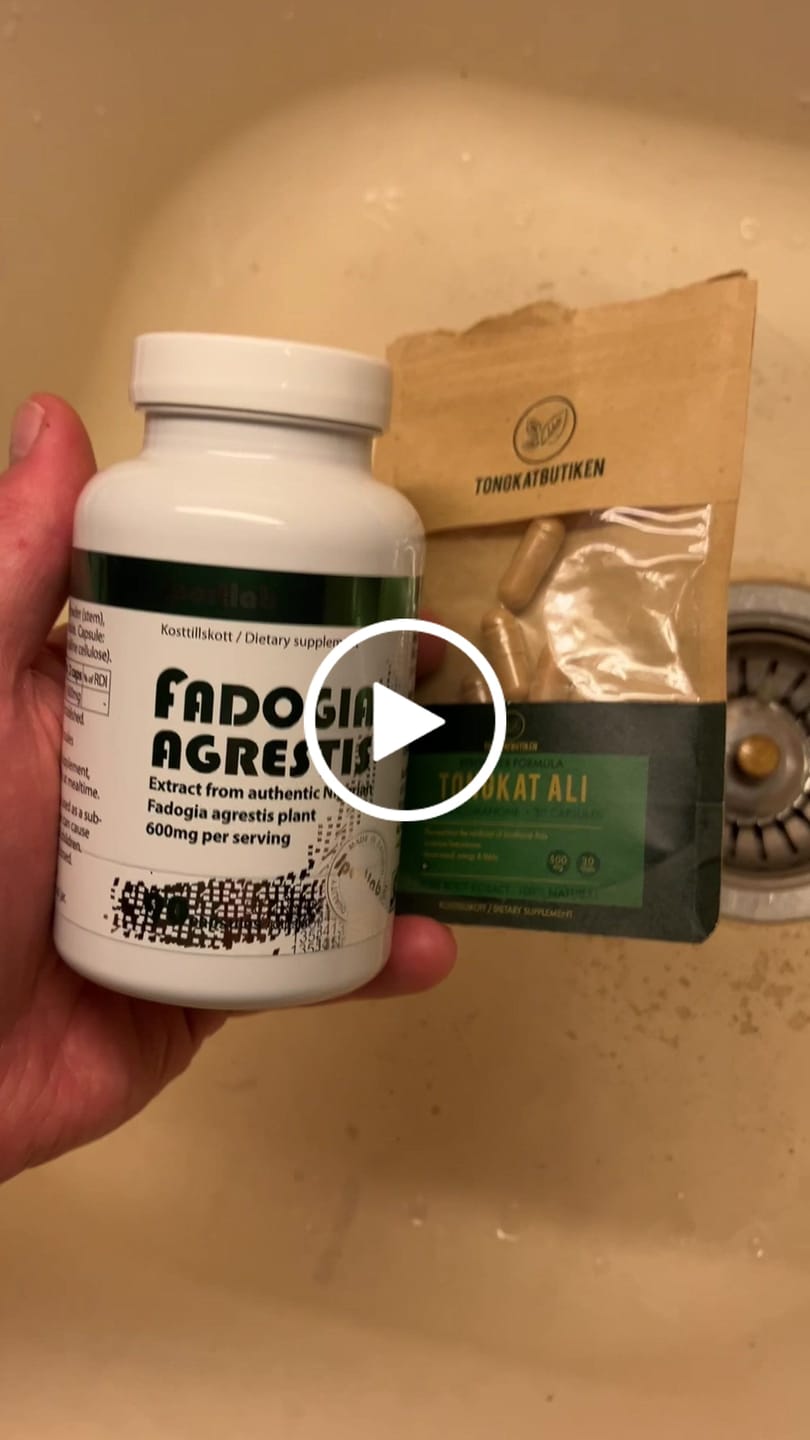 Customer video review of Tongkat Ali 4% Eurycomanone - Tongkatbutiken.se