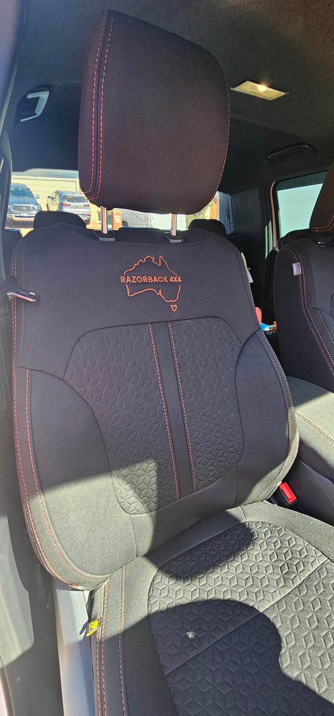 Customer photo review of Ford Next-Gen Ranger T6.2 - Wildtrak, Wildtrak X, Platinum & Stormtrak - GP6 Premium Neoprene Bundle (Available)