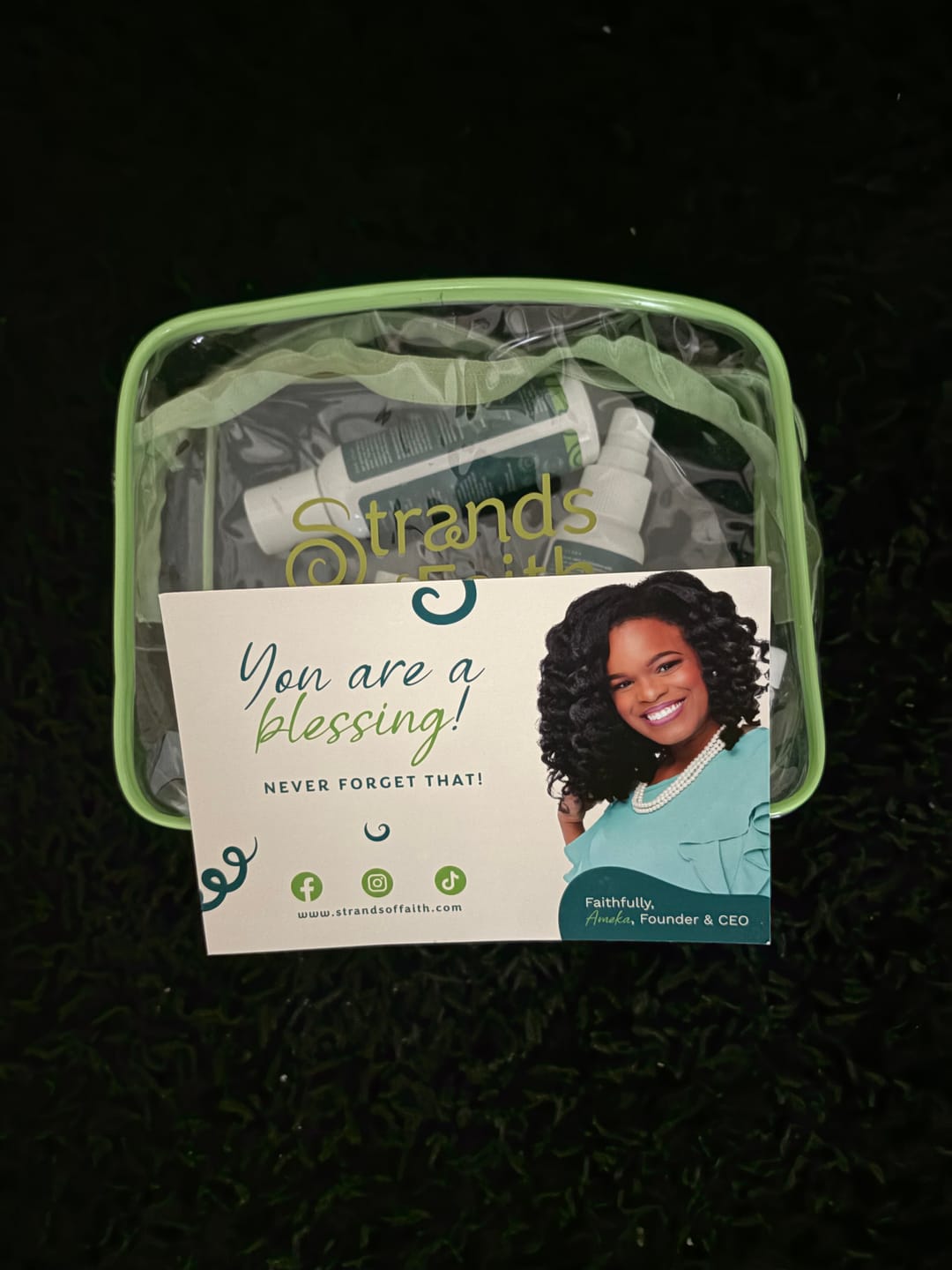 Customer photo review of Big Faith Travel Size/Sample Set