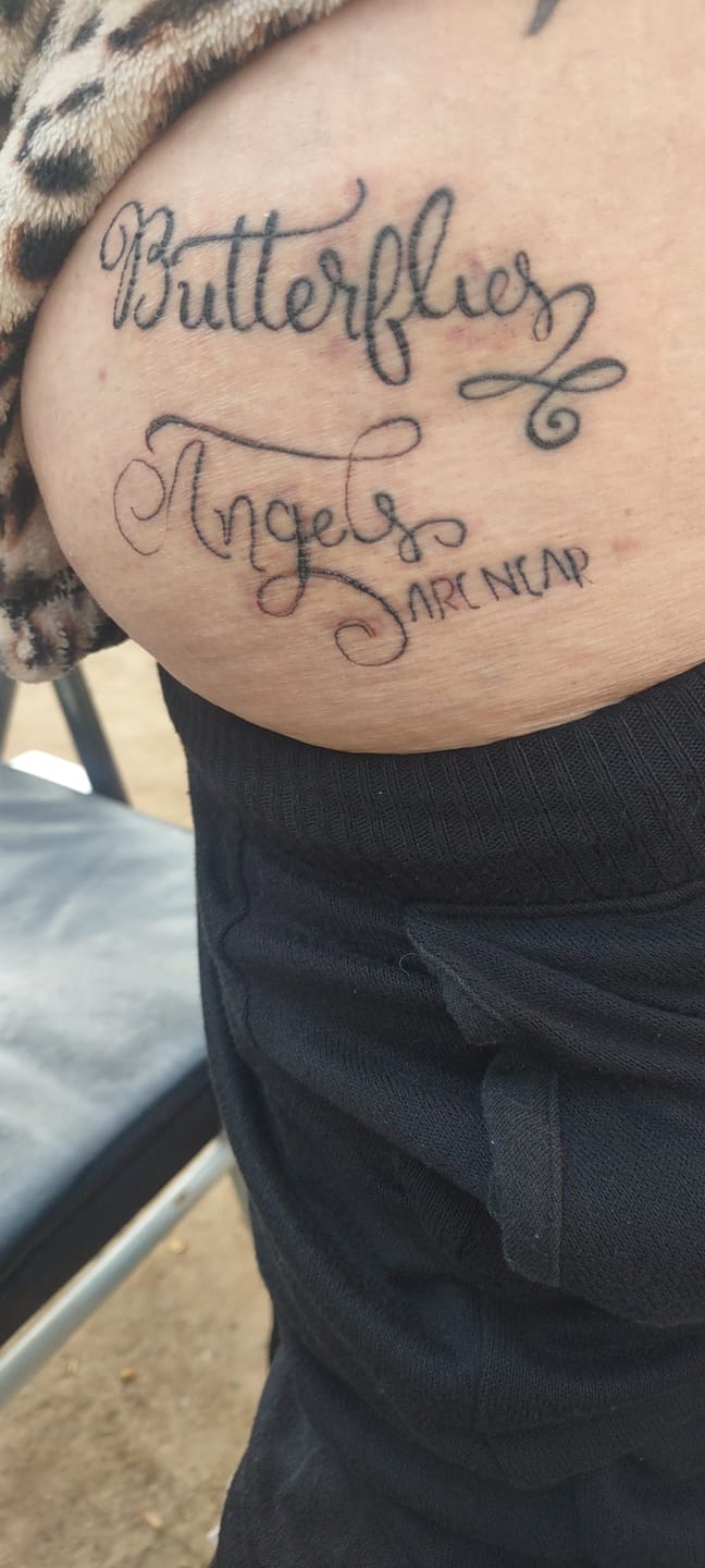 Customer photo review of Signature Tattoo Numbing Cream 2 TUBE