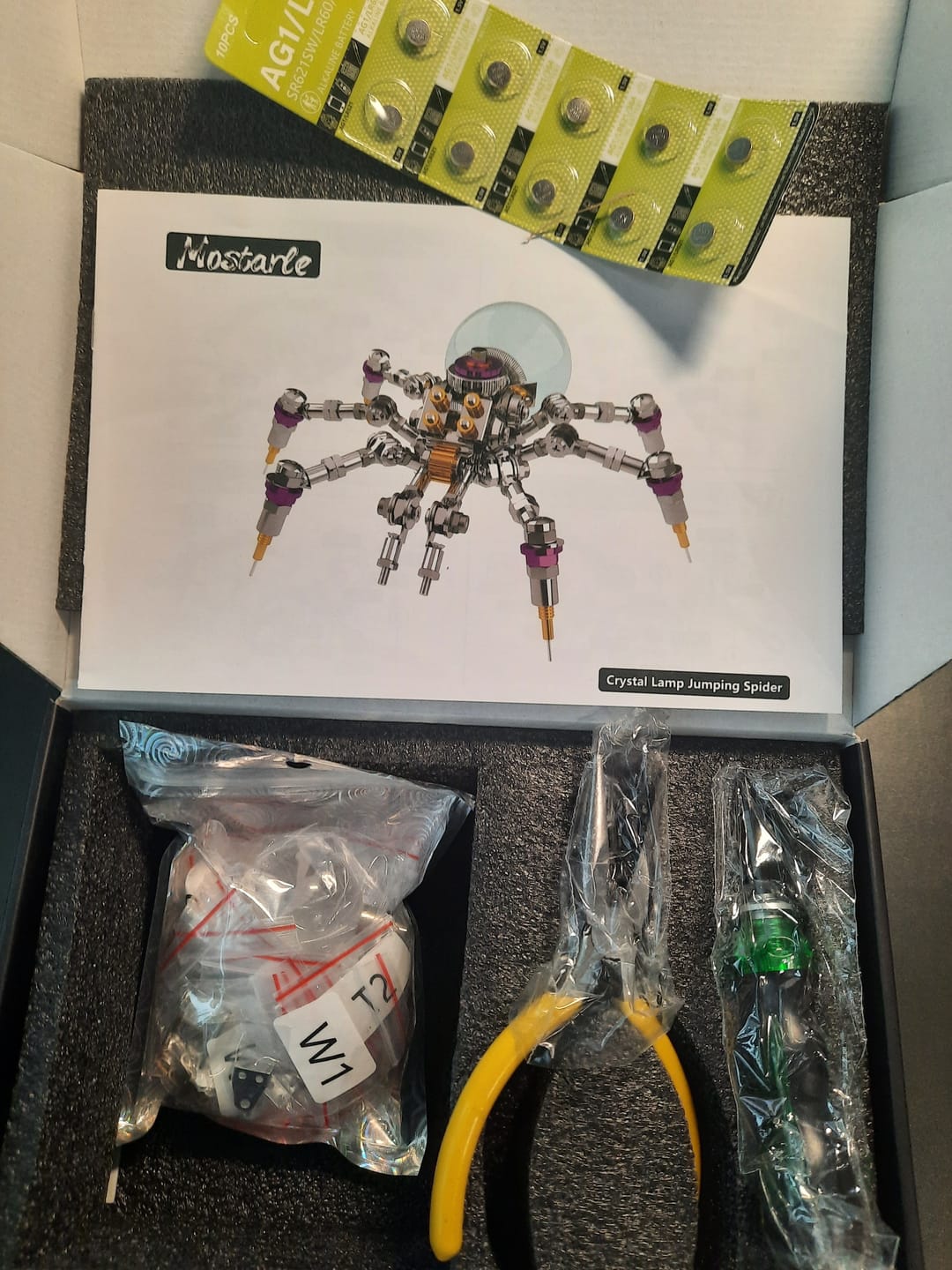 Customer photo review of Crystal Lamp Jumping Spider