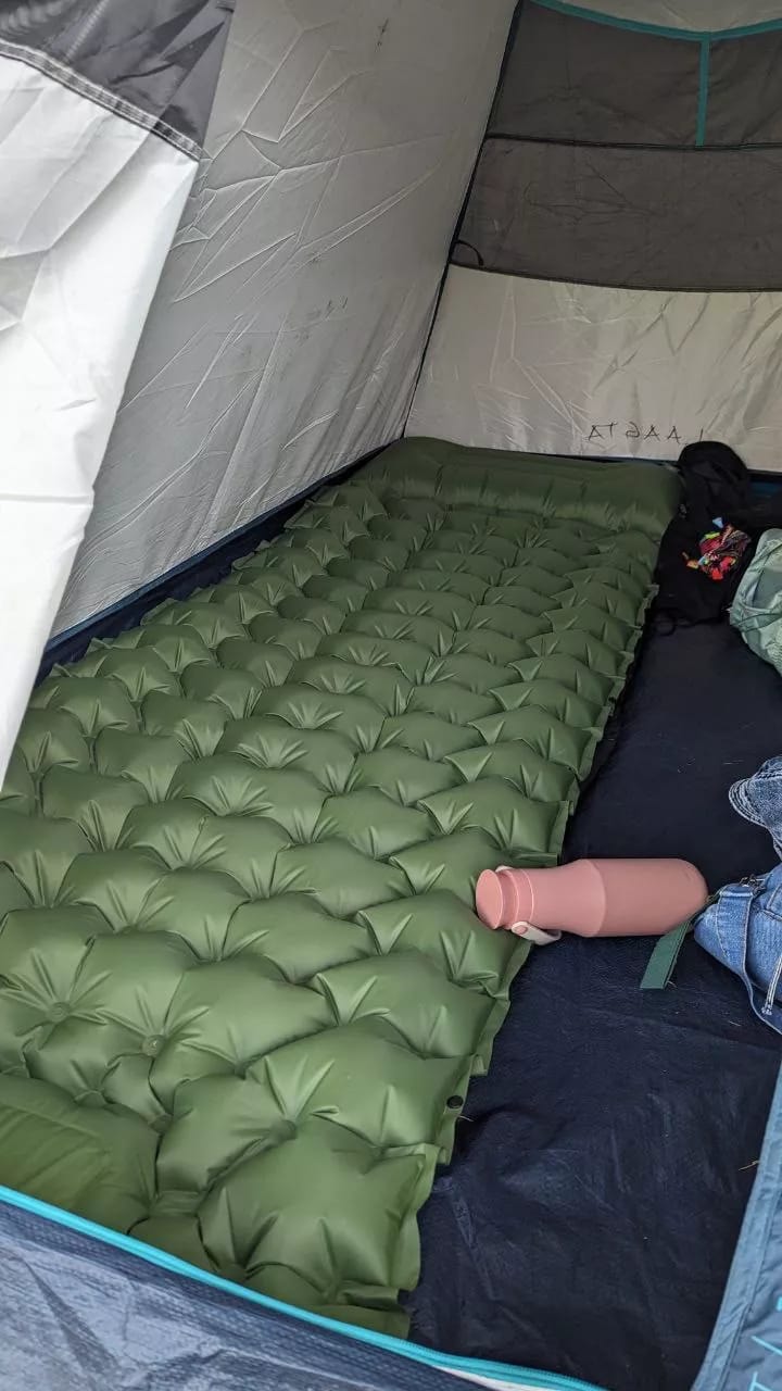 Customer photo review of Ultralichte Slaapmat – Compact & Ideaal voor Elk Avontuur