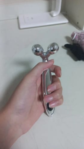 Customer photo review of Masajeador Facial 3D