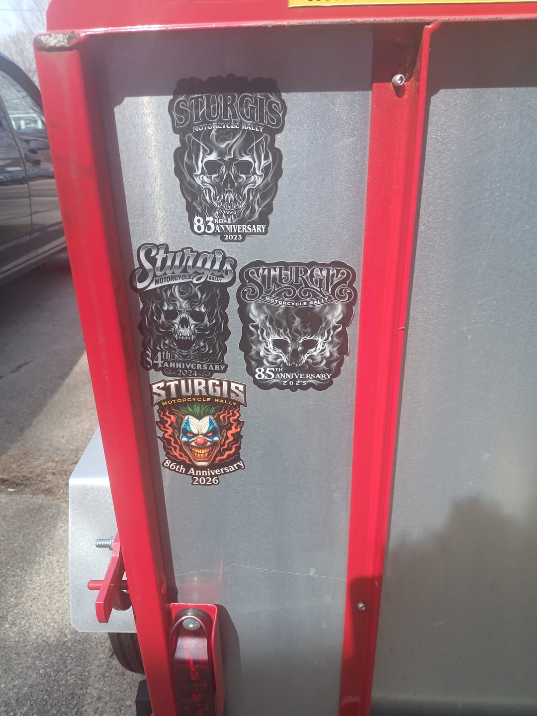 Customer photo review of 2026 Sturgis Insane Clown - 86th Anniversary Decals