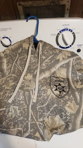 Customer photo review of Custom Heavyweight Camo-Styled Hoodie - IND4000