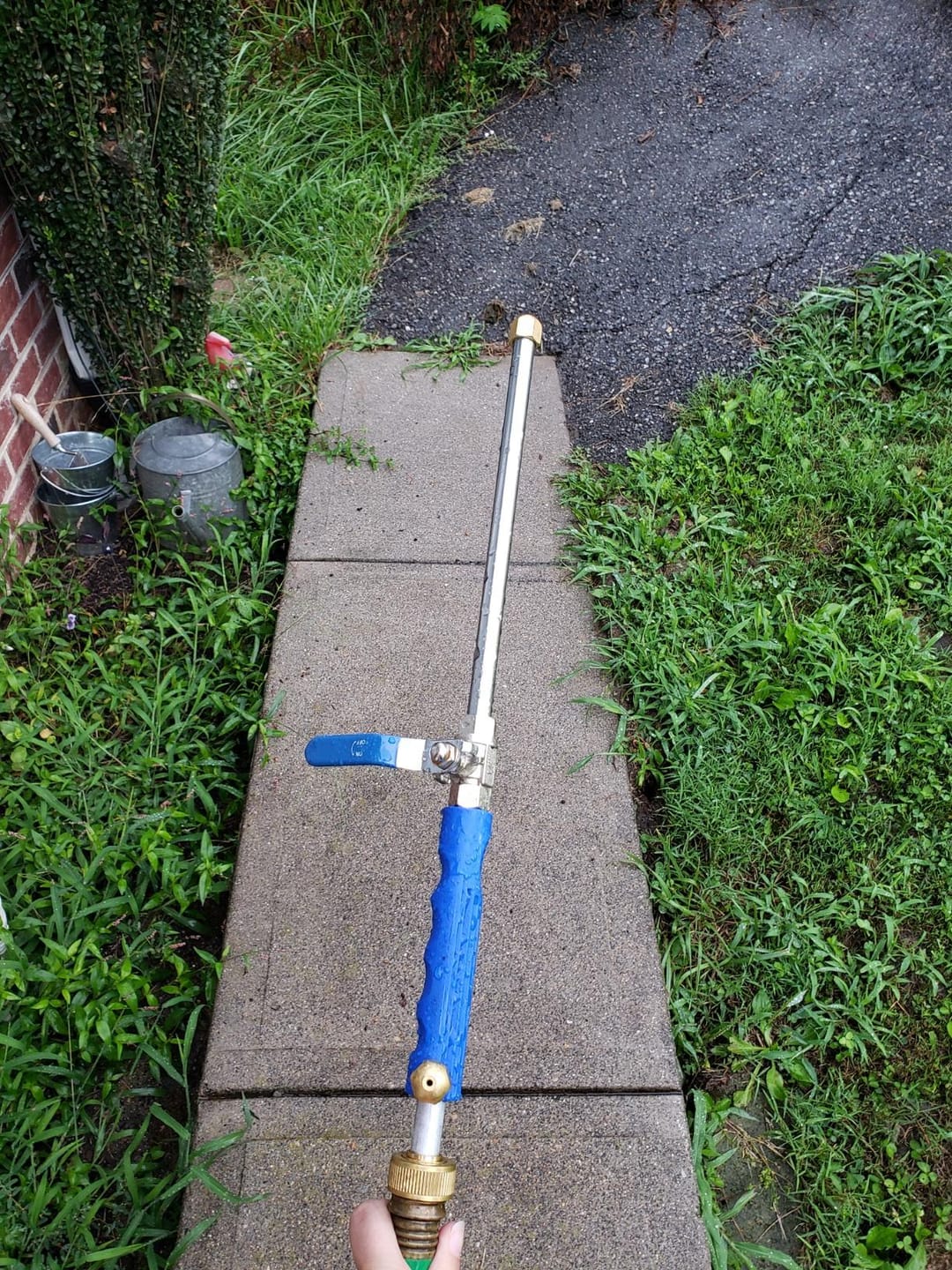 Customer photo review of Hochdruck-Wasserpistole – Strahl-Düse für Gartenschlauch