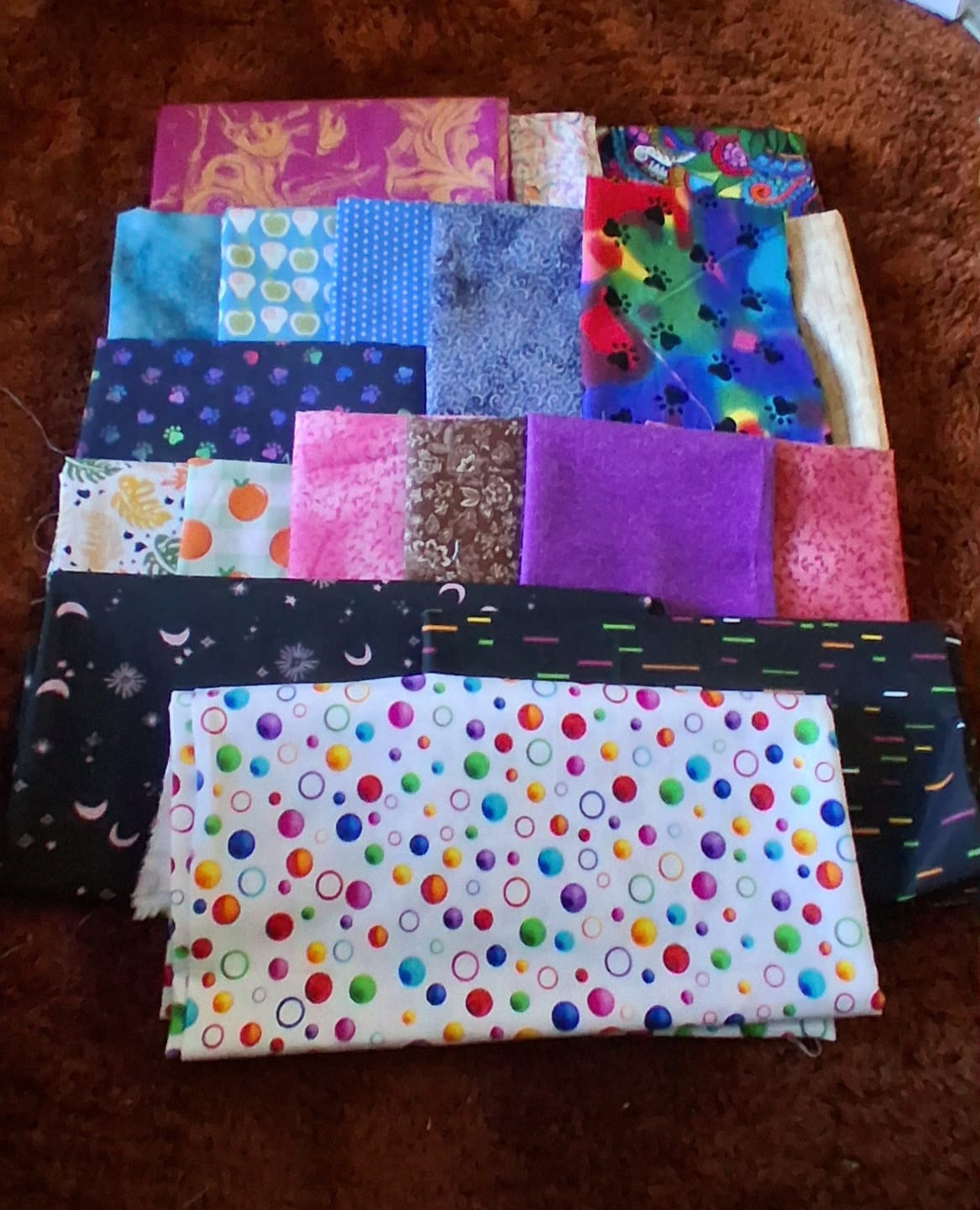 Customer photo review of Cotton Mystery Remnant Bundle
