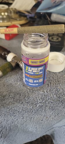 Customer photo review of THCP BLUE RASPBERRY HA$HIEZ