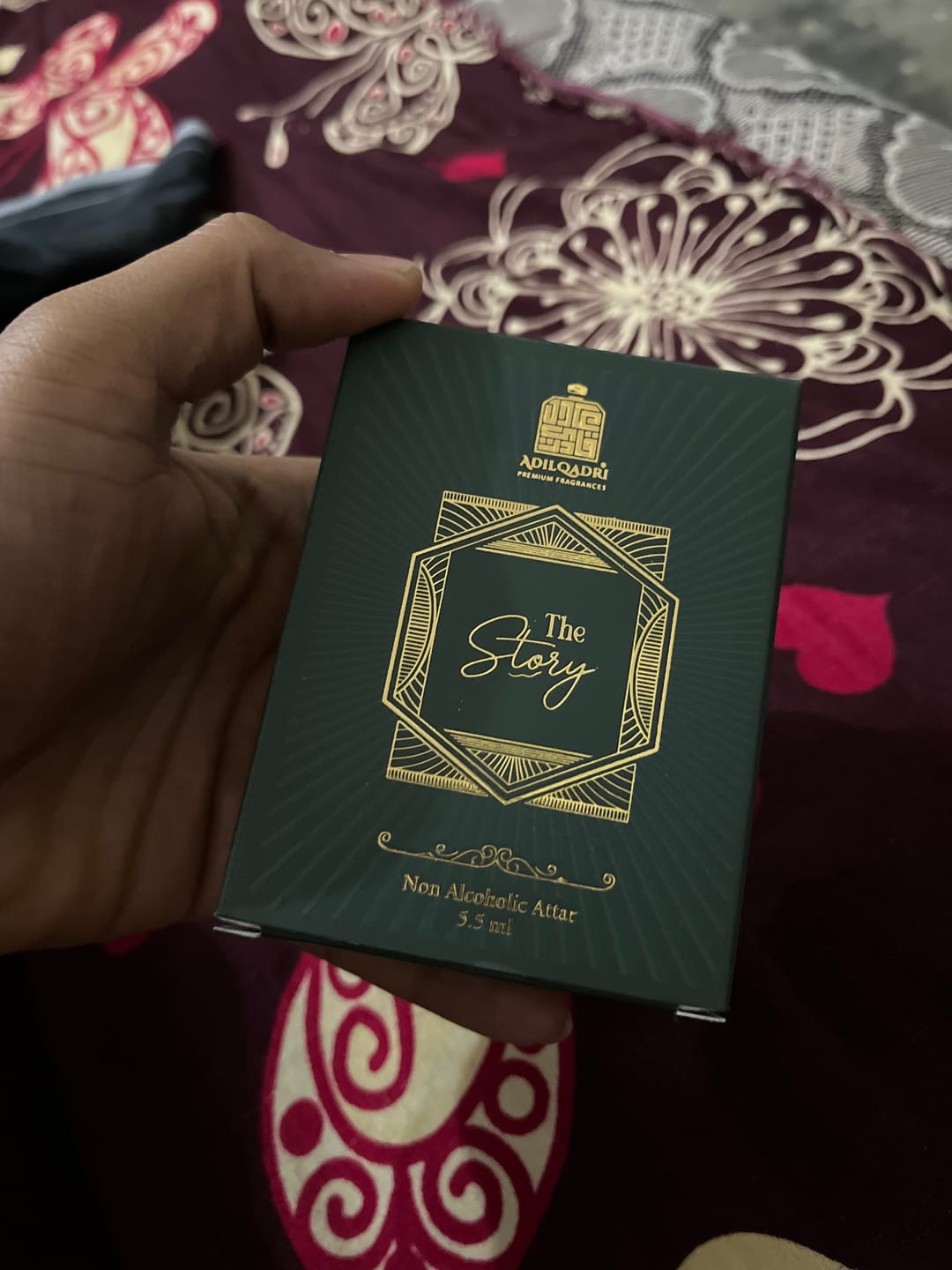 Customer photo review of The Story Luxury Attar Perfume