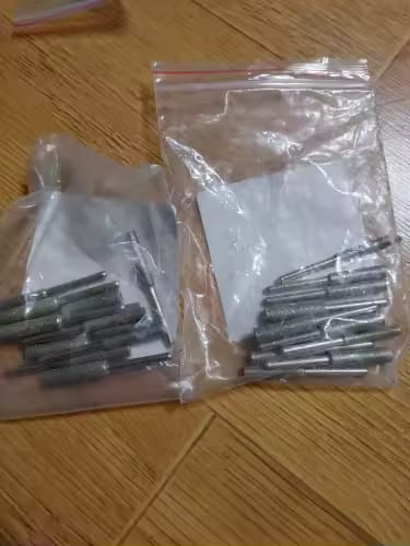 Customer photo review of 12-Piece Set Replacement Sharpening Head for Manual Chainsaw Sharpener Jig