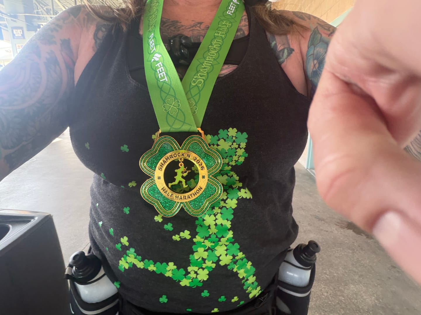 Customer photo review of Irish Luck Leggings