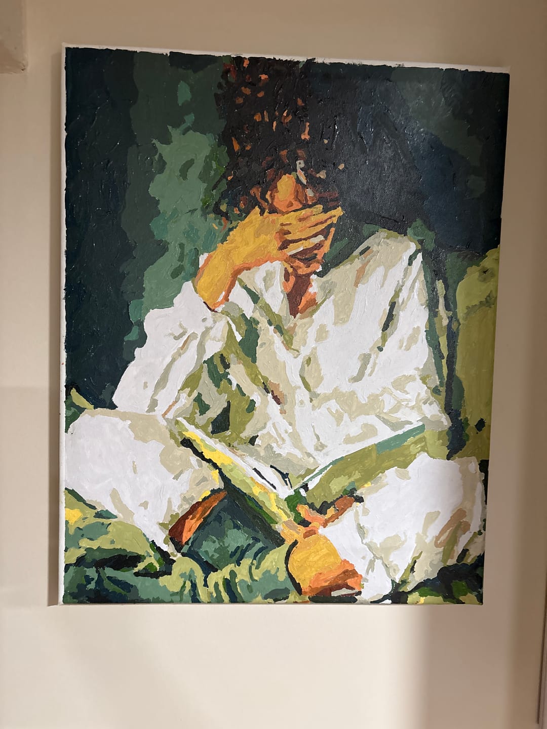 Customer photo review of Reading time | Paint by Number