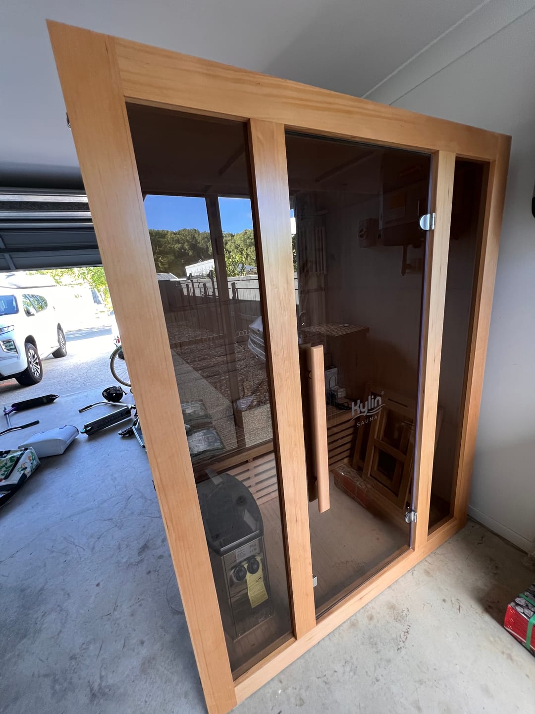 Customer photo review of Kylin Traditional Steam Sauna Room 2 Person QD-EA3