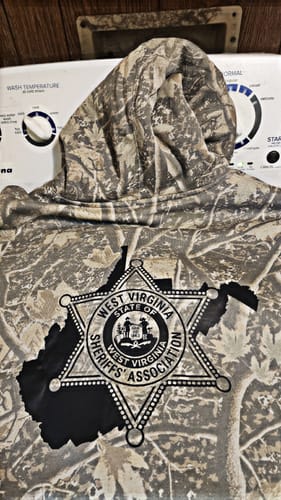 Customer photo review of Custom Heavyweight Camo-Styled Hoodie - IND4000