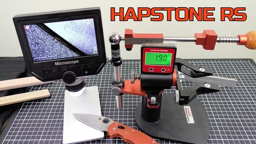 Customer photo review of Hapstone RS BLACK Knife Sharpener