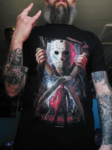 Customer photo review of Friday the 13th The Game: Part 5 Roy T-Shirt