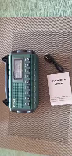 Customer photo review of Emergency Crank Radio 10000mAh – Solar, Flashlight & SOS Alarm