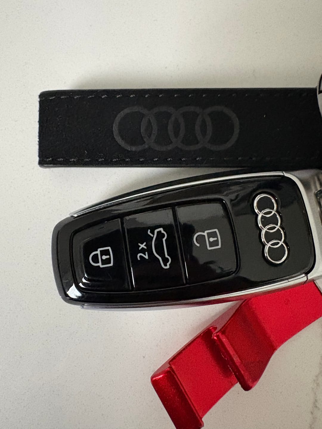 Customer photo review of AUDI KEYCHAIN