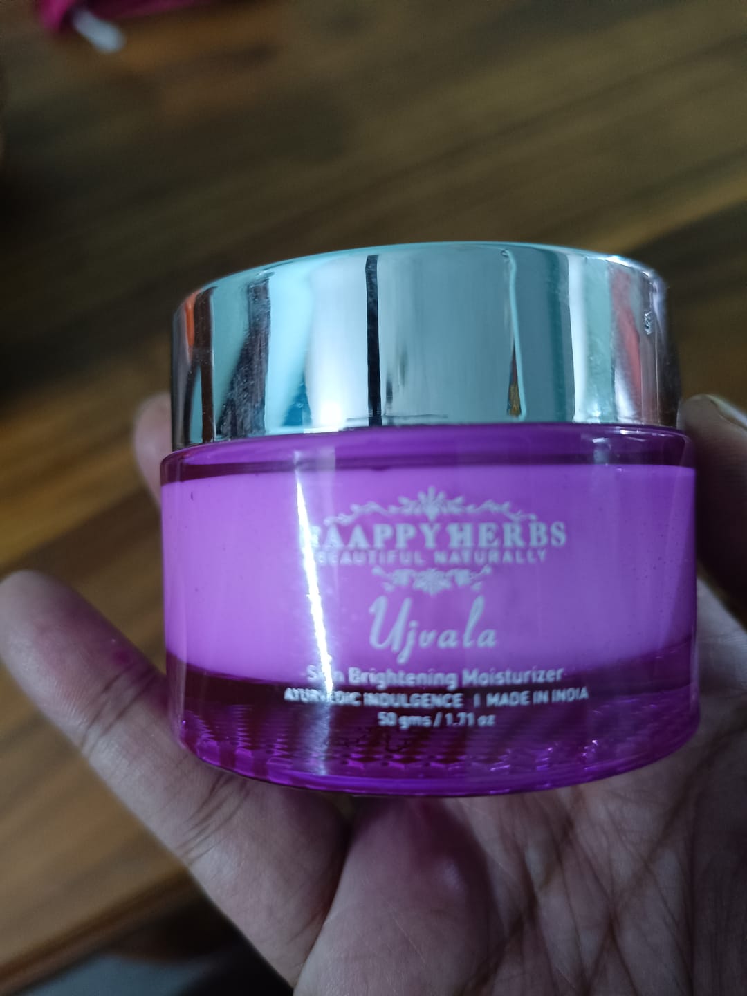 Customer photo review of Ujvala Skin Brightening Moisturizer