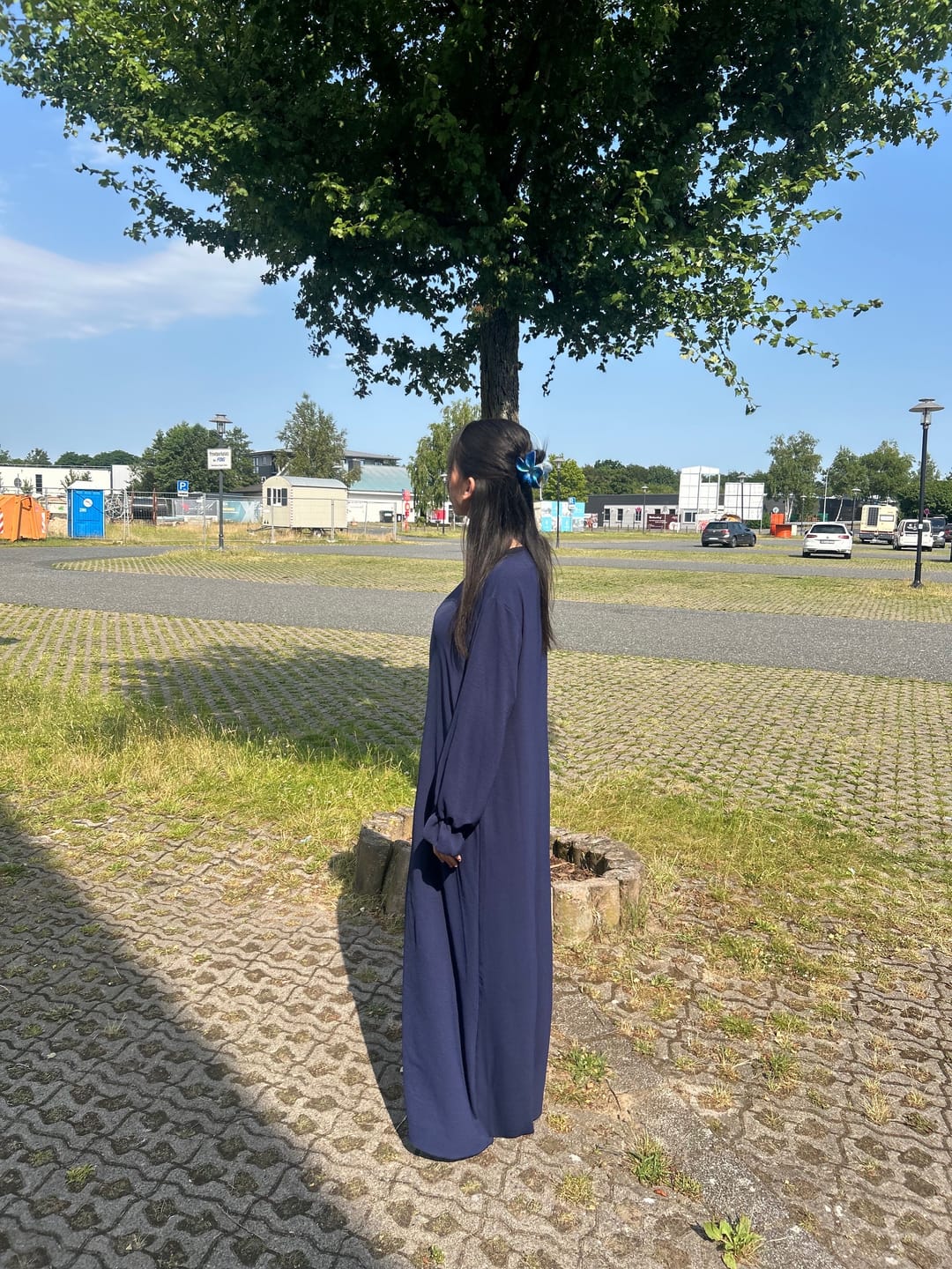 Customer photo review of Abaya mit Rüschenärmeln