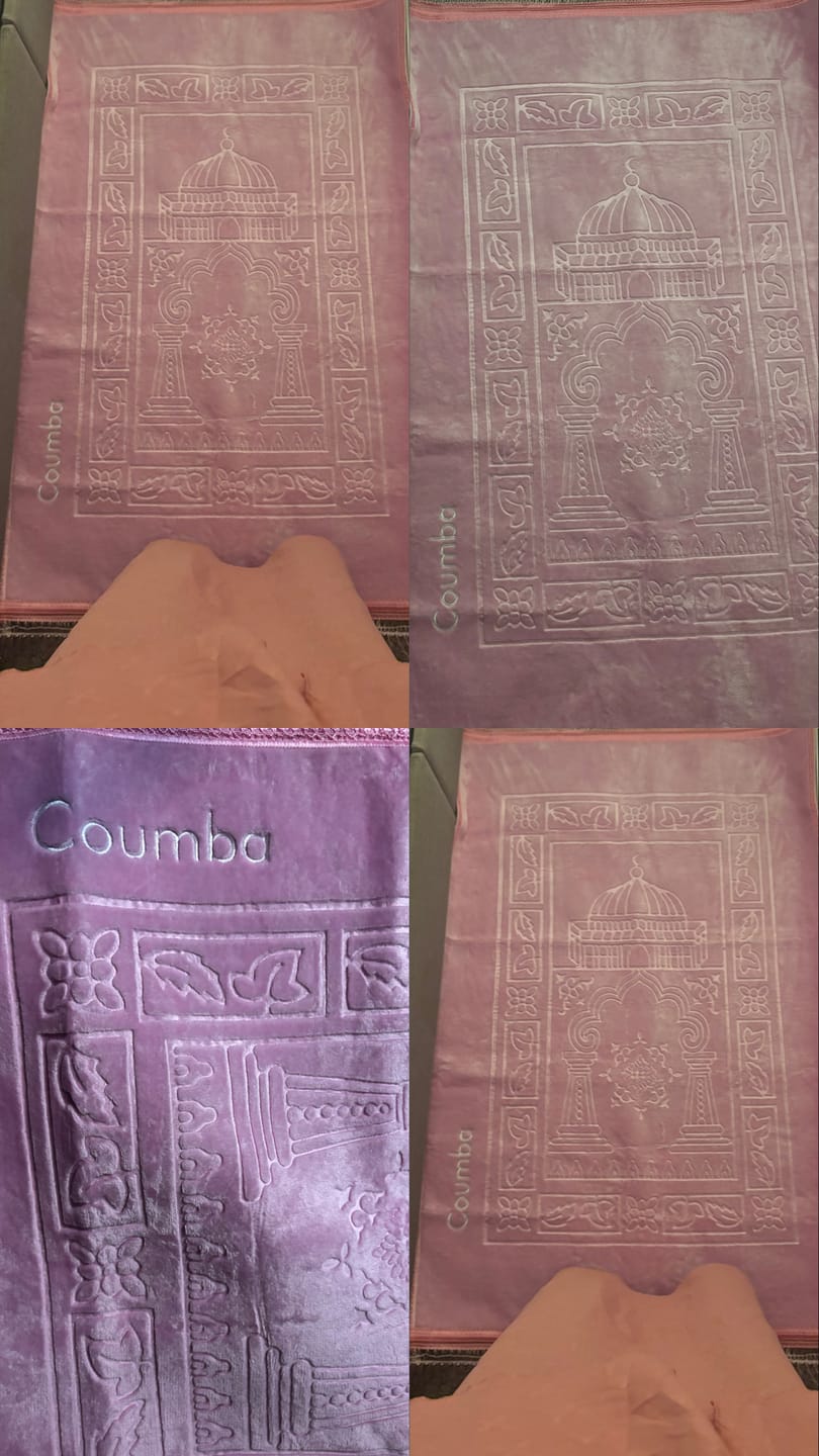 Customer photo review of PRAYERMAT PERSONALIZED