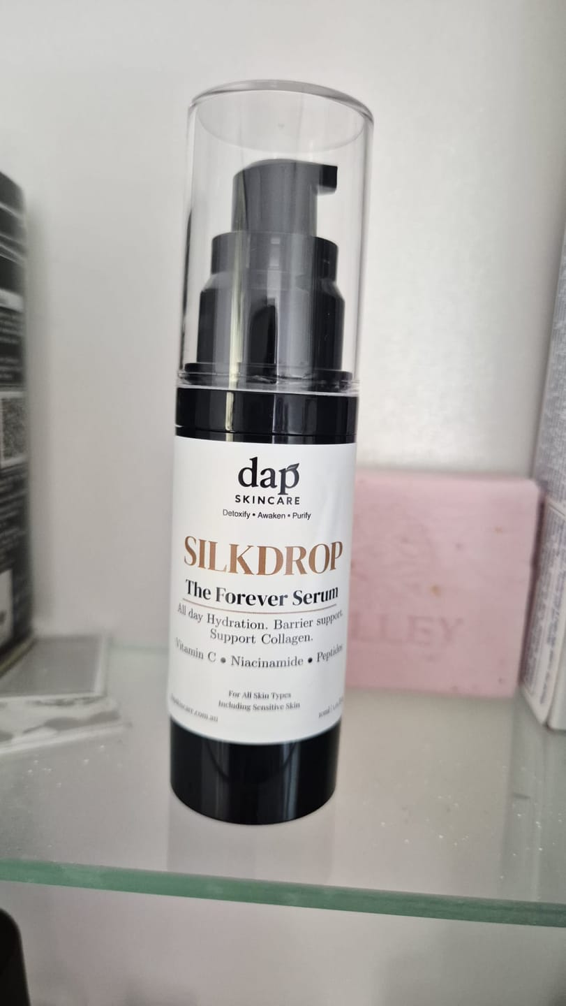 Customer photo review of Silkdrop — The Barrier Serum