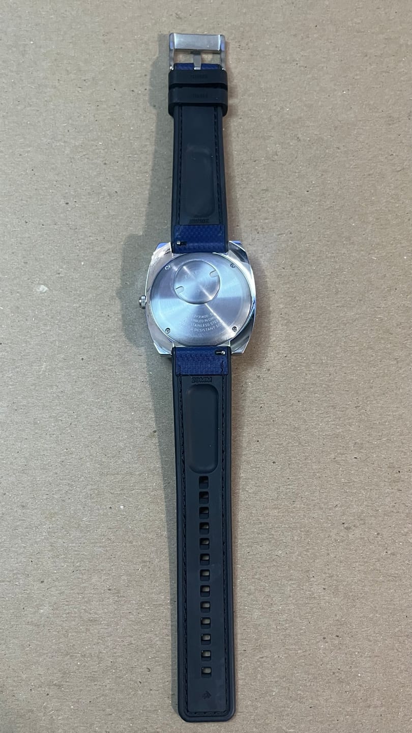 Customer photo review of Leather & Rubber - Blue