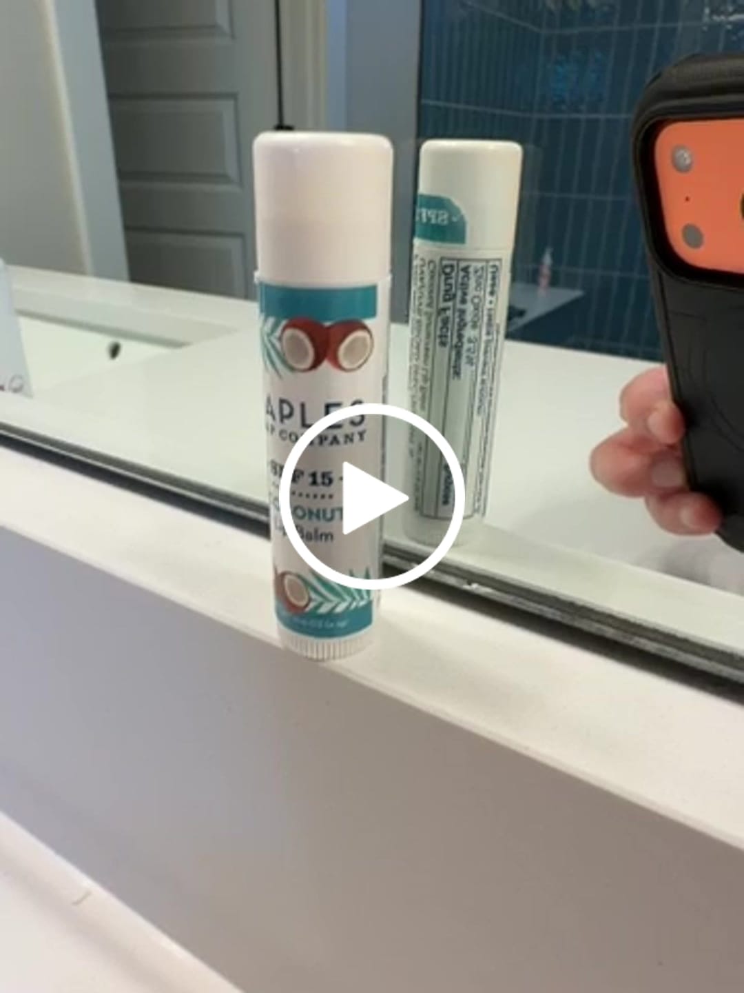Customer video review of SPF 15 Coconut Lip Balm