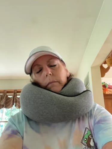 Customer photo review of Ergonomisk Resekudde