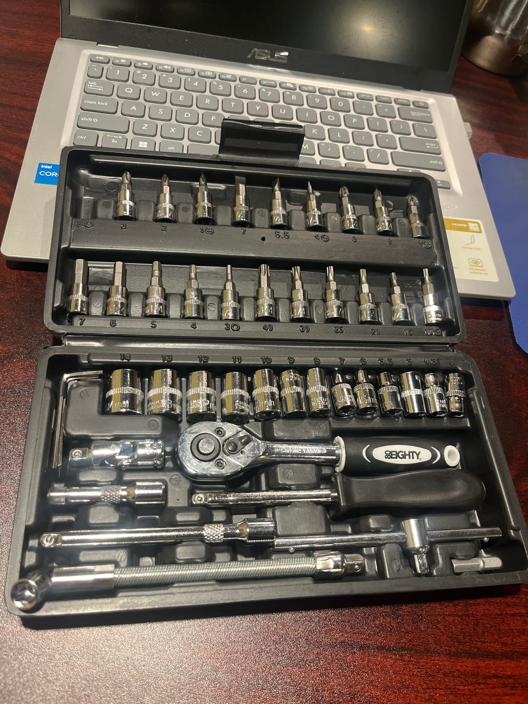 Customer photo review of 80Eighty® Mechanics Tools Kit and Socket