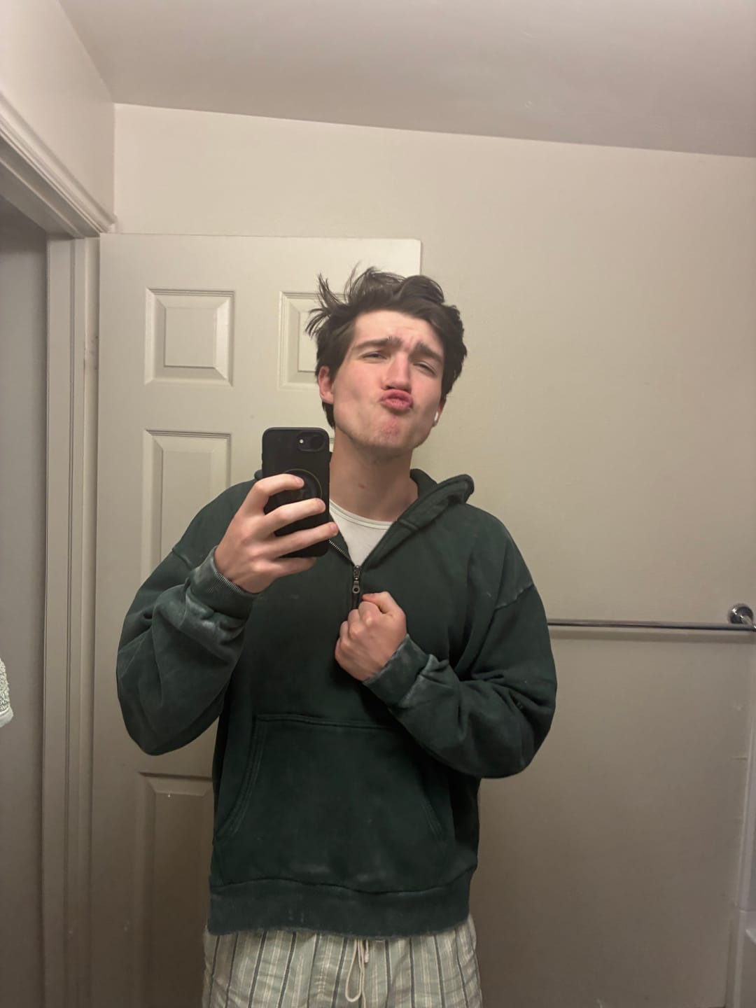 Customer photo review of 5169 - Old Money Quarter-Zip Hoodies