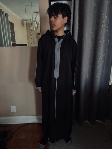 Customer photo review of DJELLABA BLACK