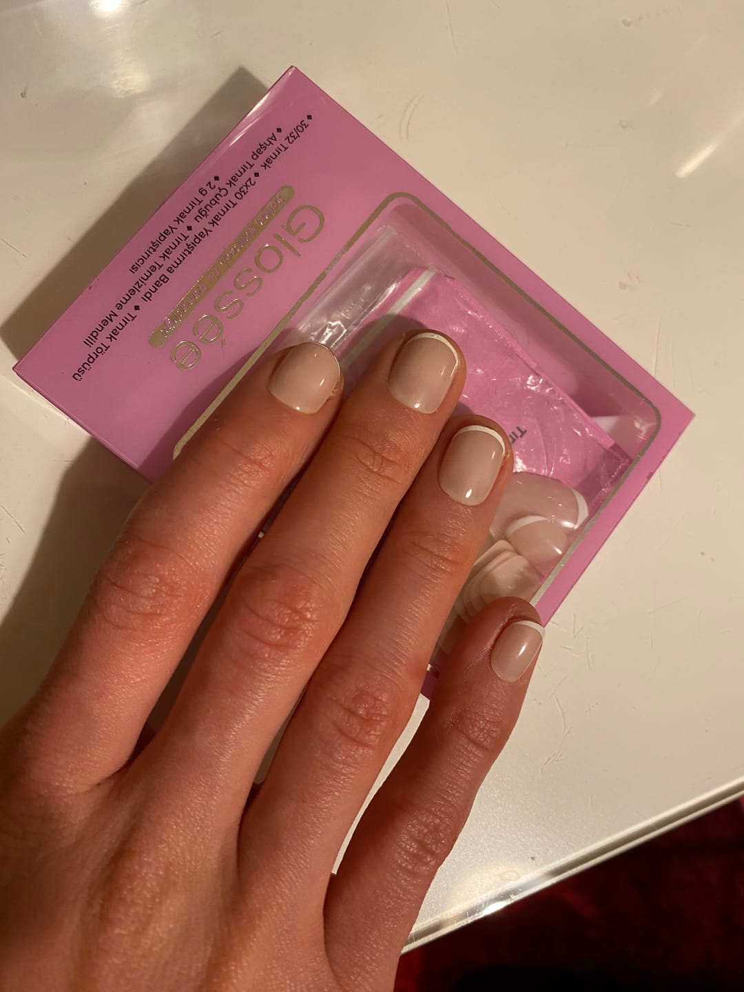 Customer photo review of Chic & French - XS Squoval - 30 Adet Takma Tırnak