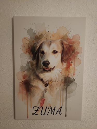 Customer photo review of Vuestra foto como obra de arte – con vista previa en vivo, como póster o lienzo