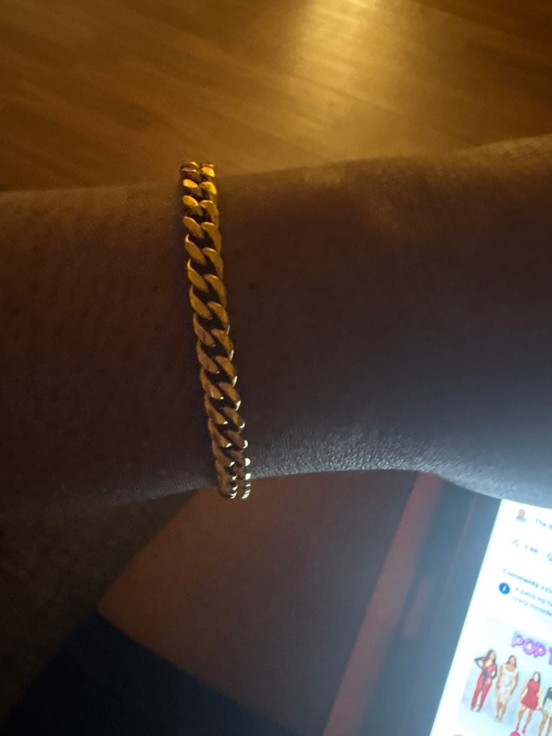Customer photo review of Cuban Link Bracelet - 5mm