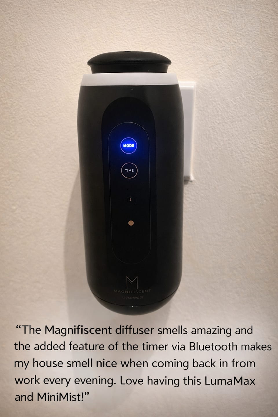 Customer photo review of ZenPlug – The Smart, Waterless Plug-In Diffuser