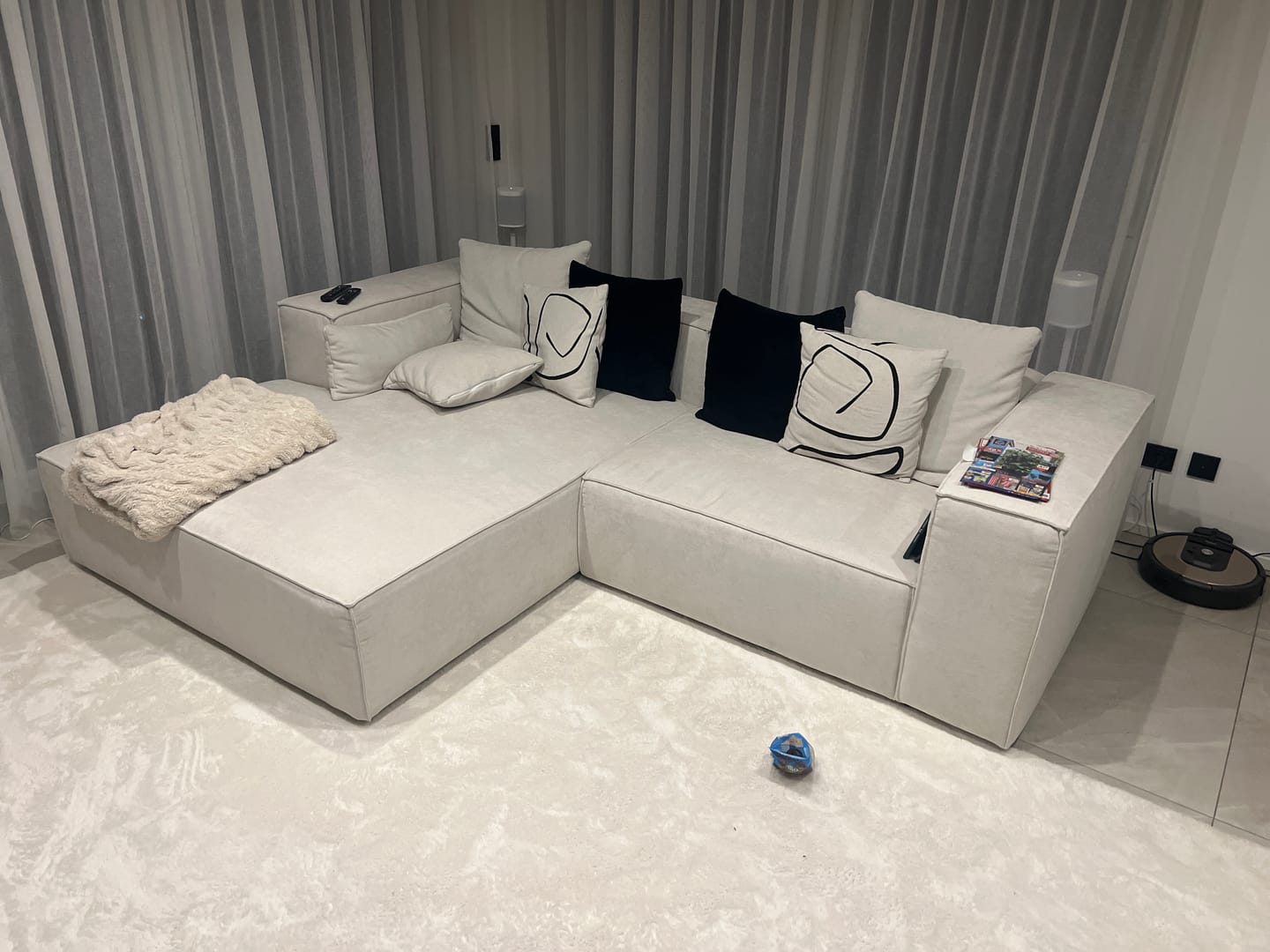 Customer photo review of Modulares L Ecksofa (klein) Sewilla