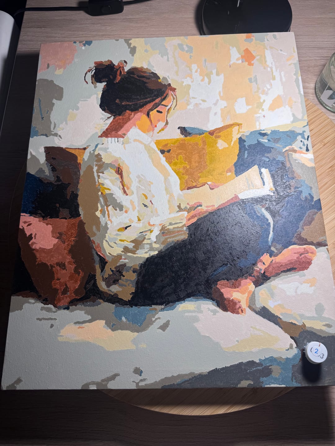 Customer photo review of Sunday time | Paint by Number
