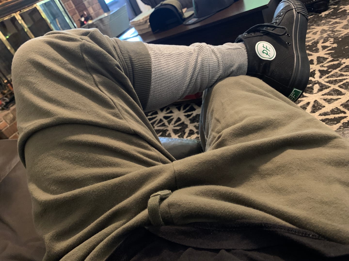 Customer photo review of 1993 Center High-Top Black